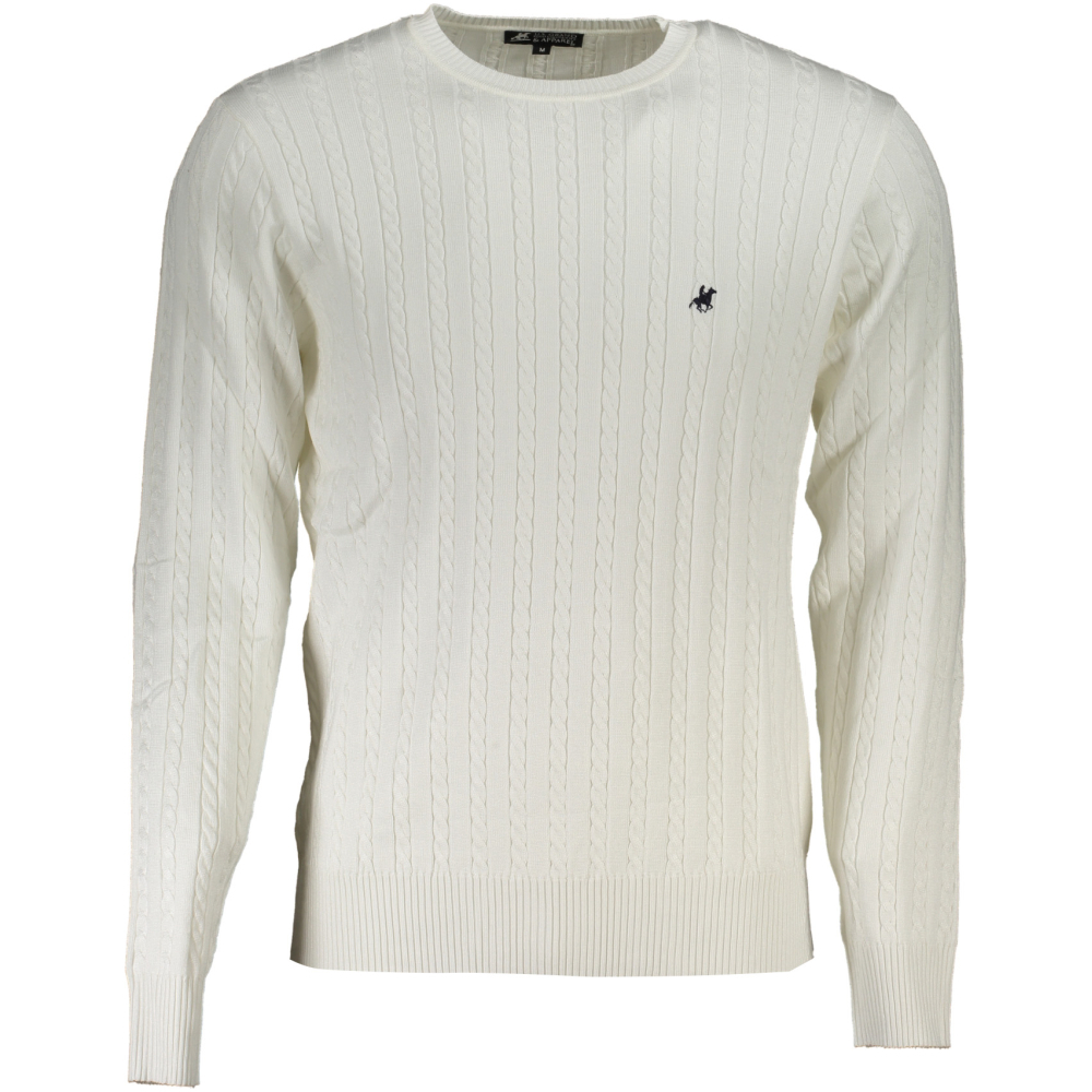 US GRAND POLO MEN'S WHITE SWEATER