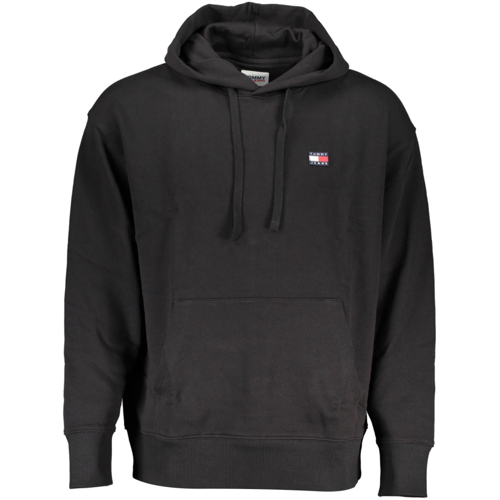 TOMMY HILFIGER MEN'S BLACK HOODIE