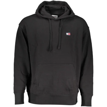 TOMMY HILFIGER MEN'S BLACK HOODIE TOMMY HILFIGER MEN'S BLACK HOODIE