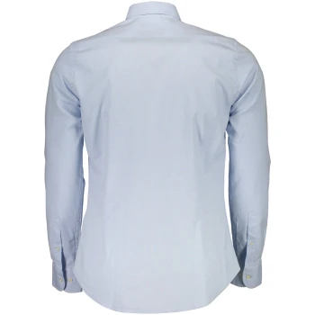 LA MARTINA MEN'S BLUE SLIM FIT SHIRT LA MARTINA MEN'S BLUE SLIM FIT SHIRT