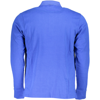US GRAND POLO MEN'S LONG SLEEVED BLUE POLO SHIRT US GRAND POLO MEN'S LONG SLEEVED BLUE POLO SHIRT