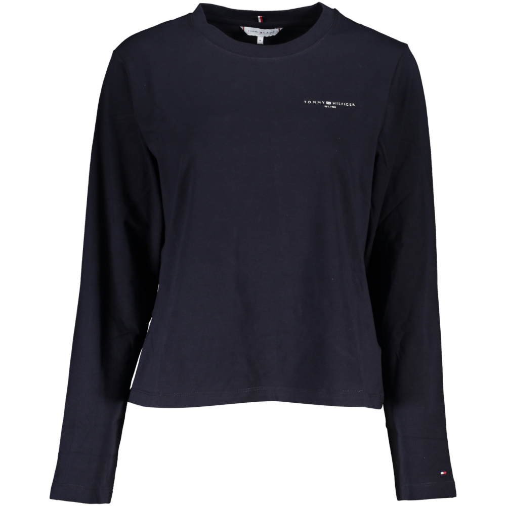 TOMMY HILFIGER WOMEN'S NAVY BLUE LONG SLEEVE T-SHIRT