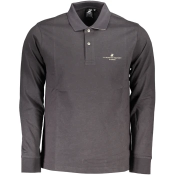 US GRAND POLO MEN'S GRAY LONG SLEEVED POLO US GRAND POLO MEN'S GRAY LONG SLEEVED POLO