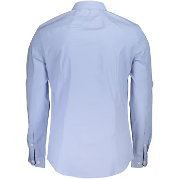 TOMMY HILFIGER MEN'S BLUE SLIM FIT SHIRT TOMMY HILFIGER MEN'S BLUE SLIM FIT SHIRT
