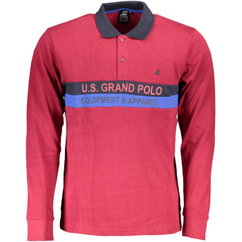 US GRAND POLO MEN'S BLACK HALF ZIP SWEATER