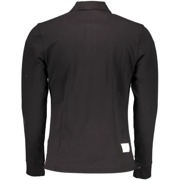 LA MARTINA MEN'S BLACK LONG SLEEVE POLO SHIRT