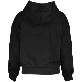 CALVIN KLEIN WOMEN'S BLACK ZIPPED SWEATSHIRT CALVIN KLEIN WOMEN'S BLACK ZIPPED SWEATSHIRT