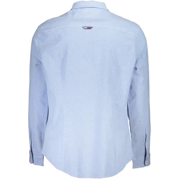 TOMMY HILFIGER MEN'S BLUE SLIM FIT SHIRT TOMMY HILFIGER MEN'S BLUE SLIM FIT SHIRT