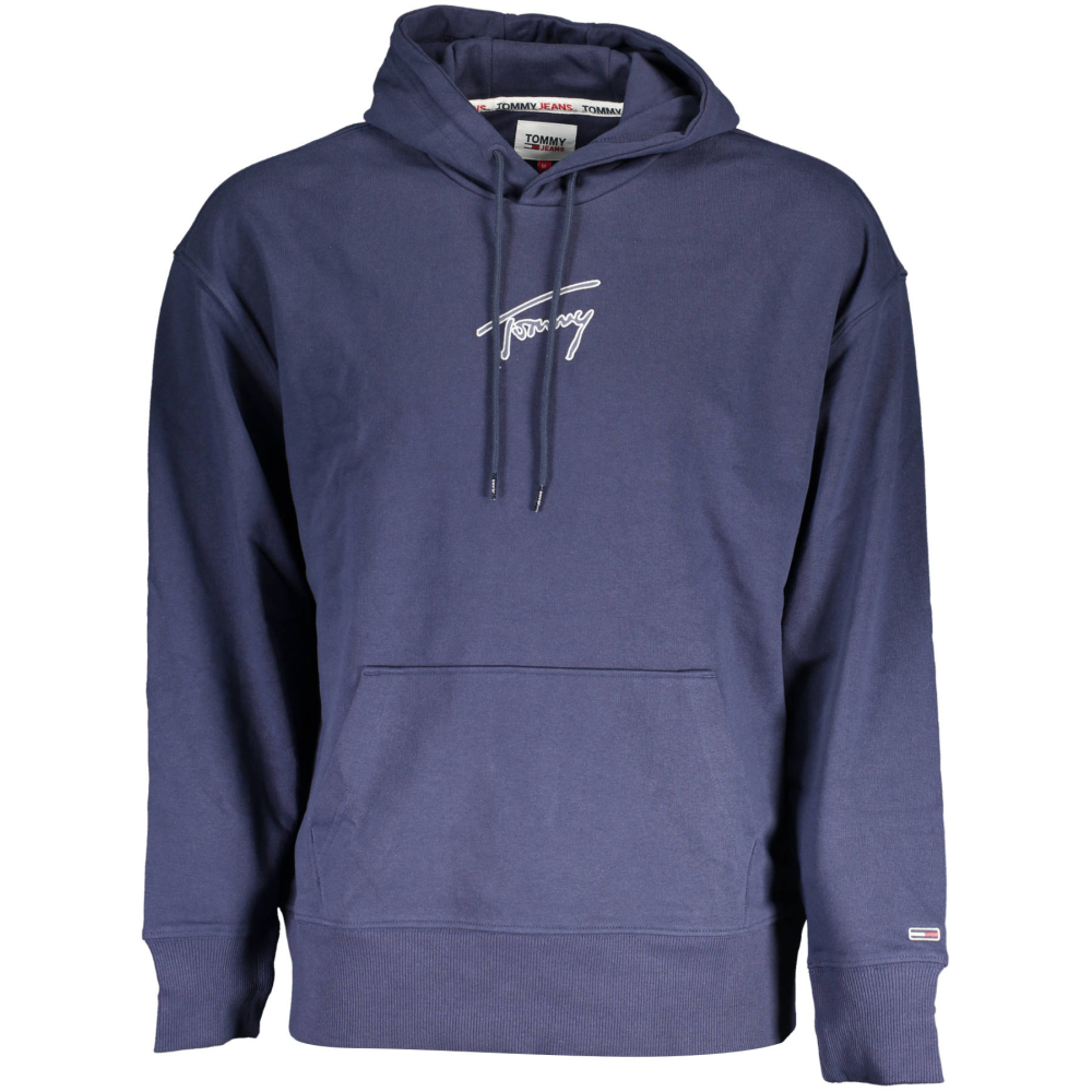 TOMMY HILFIGER MEN'S NAVY BLUE HOODIE