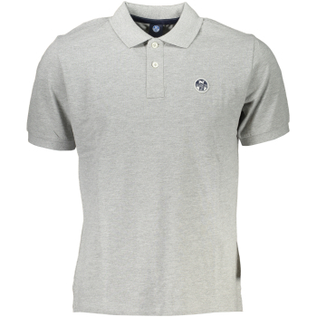 NORTH SAILS MEN'S GRAY SHORT SLEEVED POLO SHIRT NORTH SAILS MEN'S GRAY SHORT SLEEVED POLO SHIRT