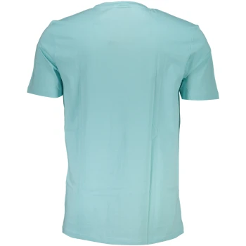 HUGO BOSS MEN'S ORGANIC COTTON BLUE T-SHIRT HUGO BOSS MEN'S ORGANIC COTTON BLUE T-SHIRT