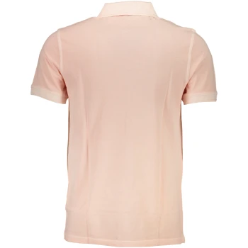 HUGO BOSS MEN'S SHORT SLEEVED PINK POLO SHIRT