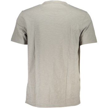 HUGO BOSS MEN'S ORGANIC COTTON GRAY T-SHIRT