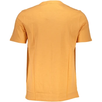 HUGO BOSS MEN'S ORANGE ORGANIC COTTON T-SHIRT
