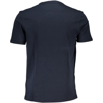 HUGO BOSS MEN'S NAVY BLUE ORGANIC COTTON T-SHIRT