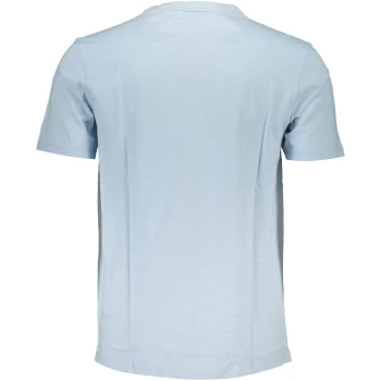 HUGO BOSS MEN'S BLUE ORGANIC COTTON T-SHIRT