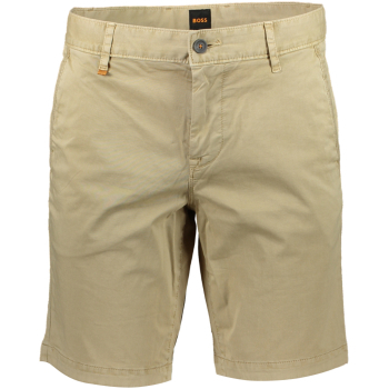 HUGO BOSS MEN'S BEIGE BERMUDA PANTS