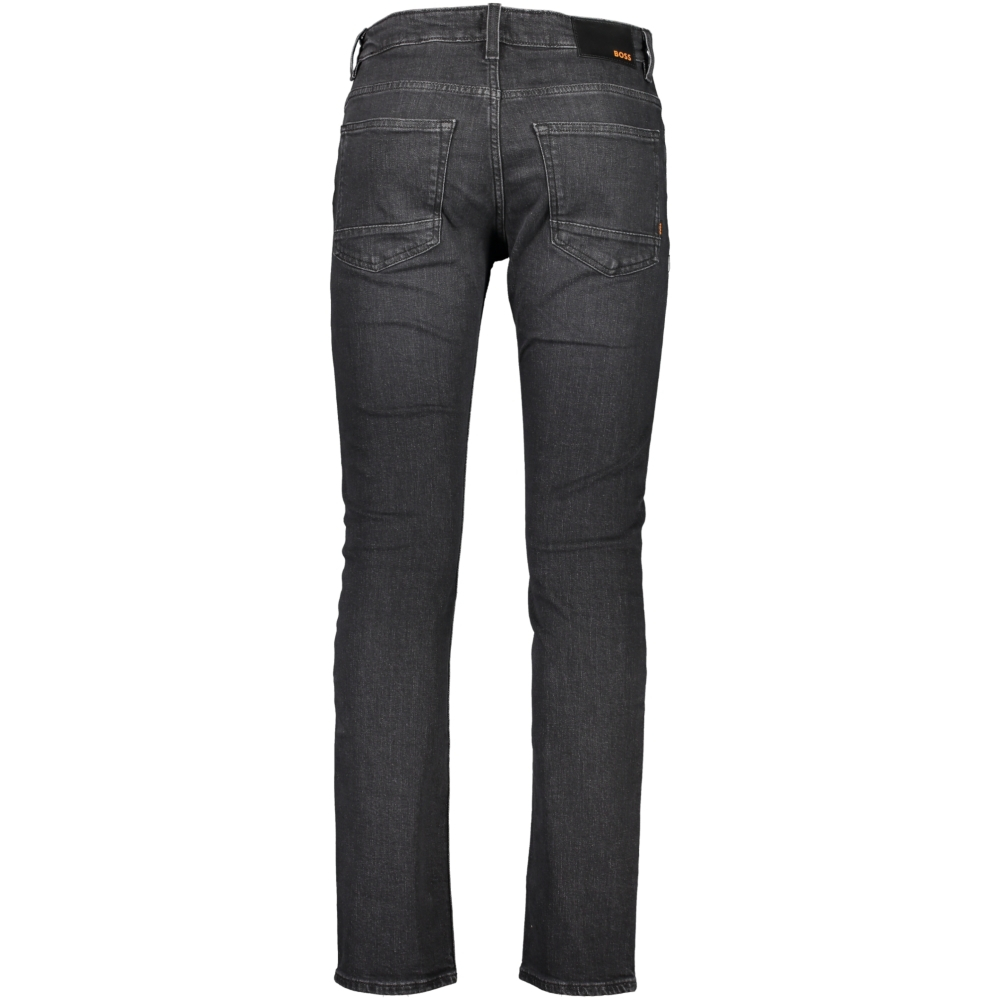 HUGO BOSS MEN'S BLACK SLIM FIT JEANS