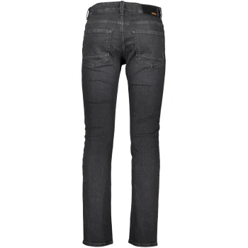 HUGO BOSS MEN'S BLACK SLIM FIT JEANS HUGO BOSS MEN'S BLACK SLIM FIT JEANS