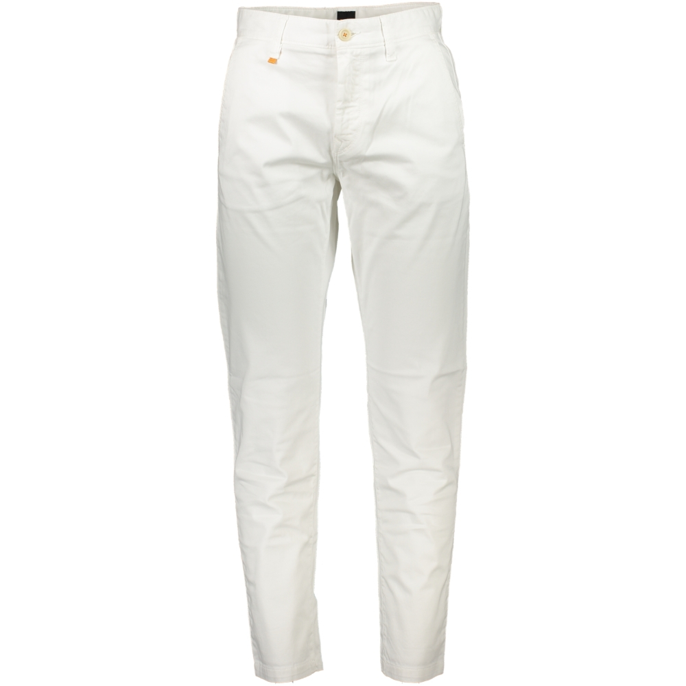 HUGO BOSS MEN'S WHITE TROUSERS