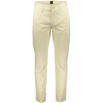 HUGO BOSS MEN'S BEIGE TROUSERS