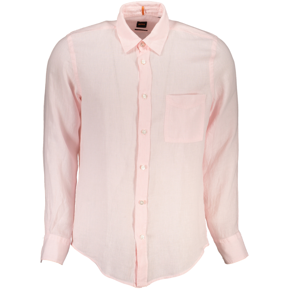 HUGO BOSS MEN'S PINK SHIRT