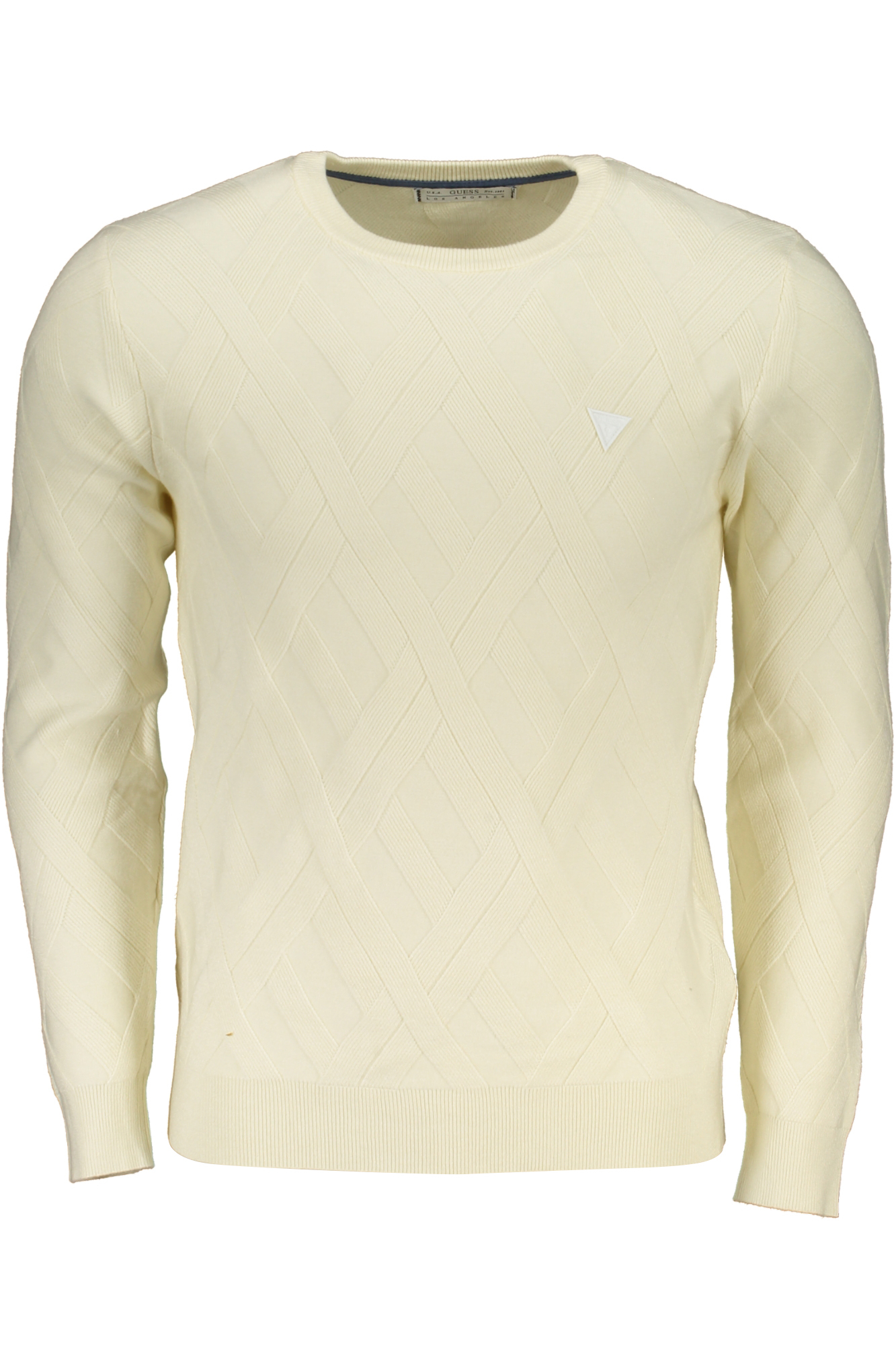 GUESS WHITE MEN'S SWEATER GUESS WHITE MEN'S SWEATER