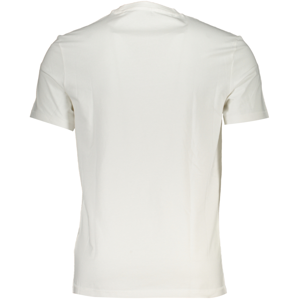 GUESS WHITE MEN'S ORGANIC COTTON T-SHIRT