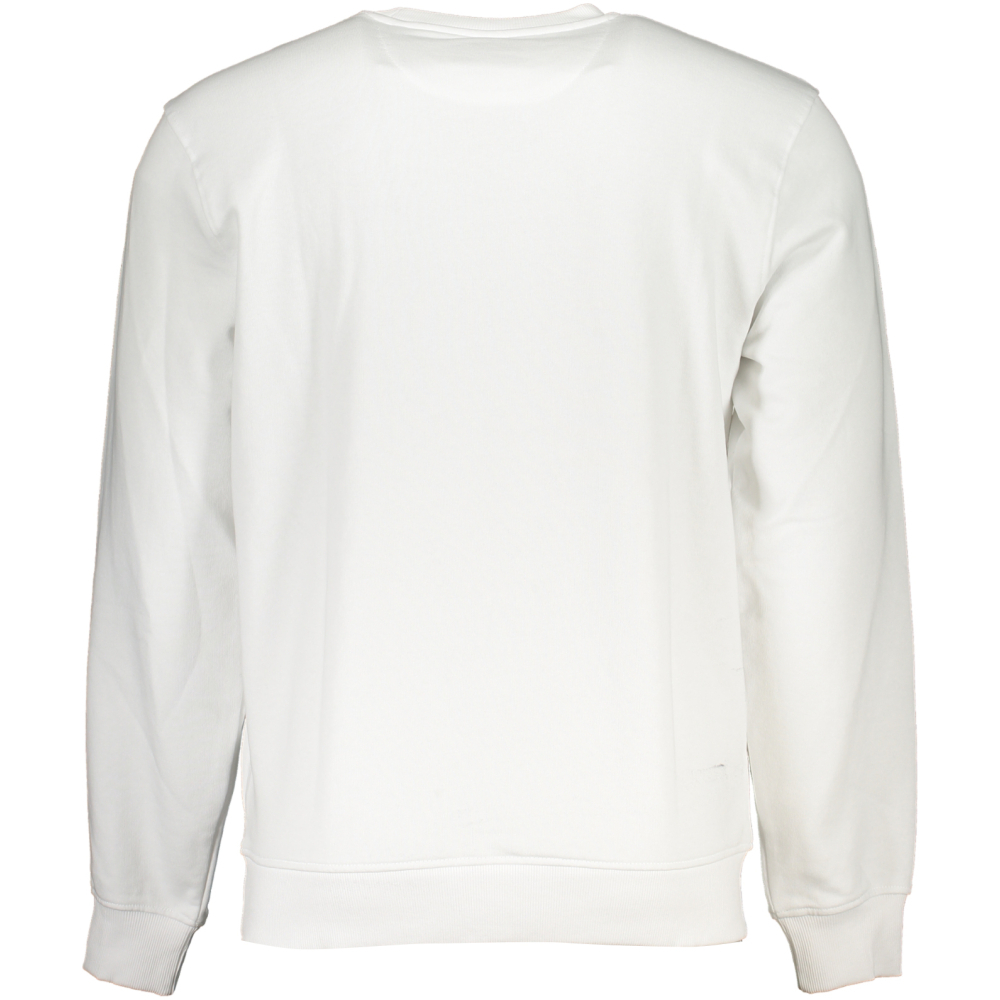 GUESS WHITE MEN'S SLIM FIT SWEATSHIRT