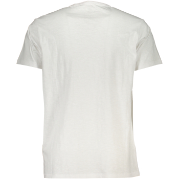 GUESS WHITE MEN'S ORGANIC COTTON T-SHIRT