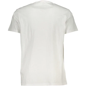 GUESS WHITE MEN'S ORGANIC COTTON T-SHIRT