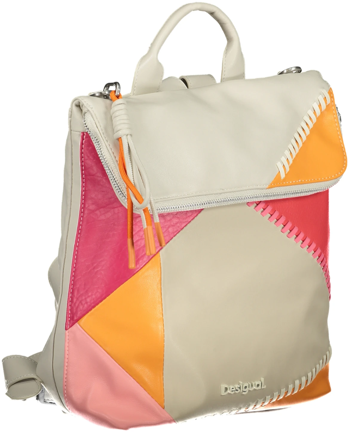 DESIGUAL WHITE WOMEN'S BACKPACK DESIGUAL WHITE WOMEN'S BACKPACK