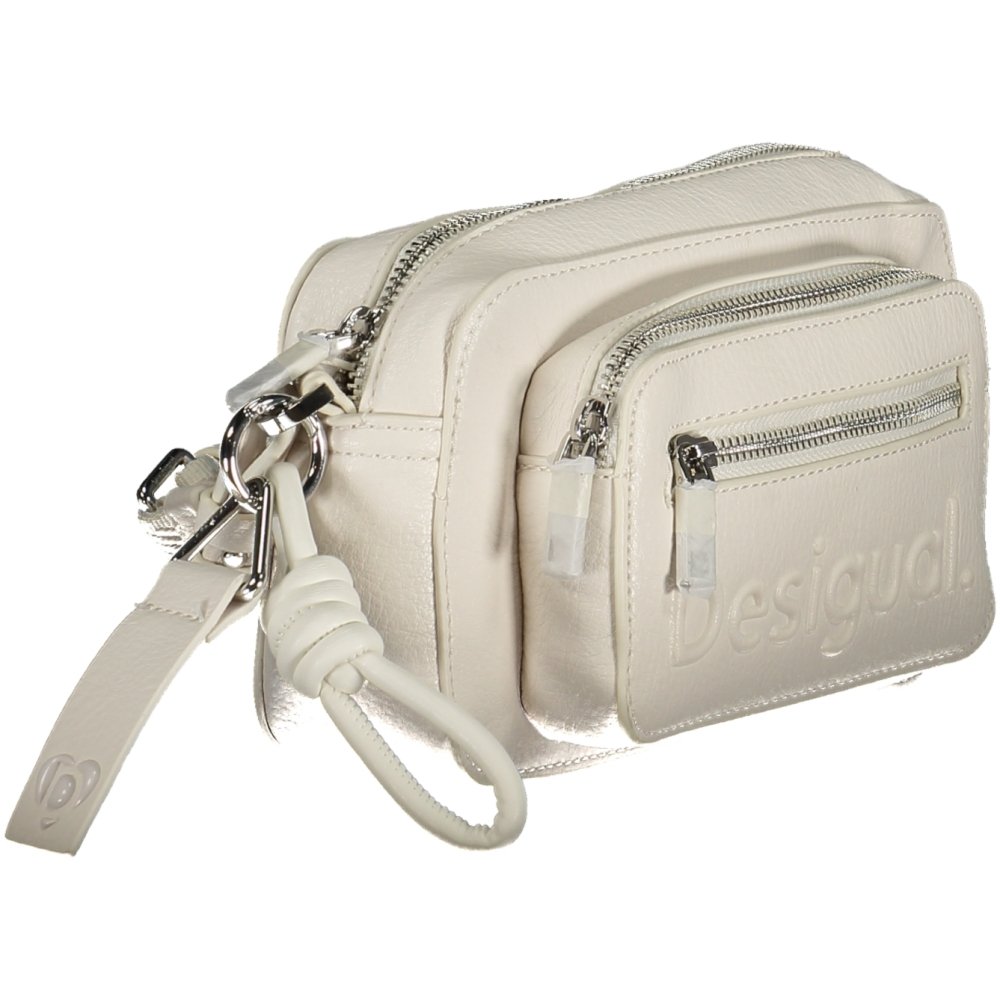 DESIGUAL WHITE WOMEN'S CAMERA BAG