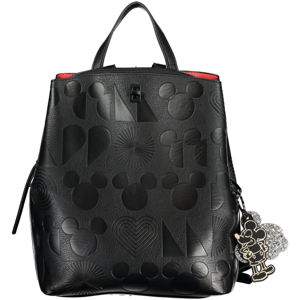 DESIGUAL BLACK WOMEN'S BACKPACK