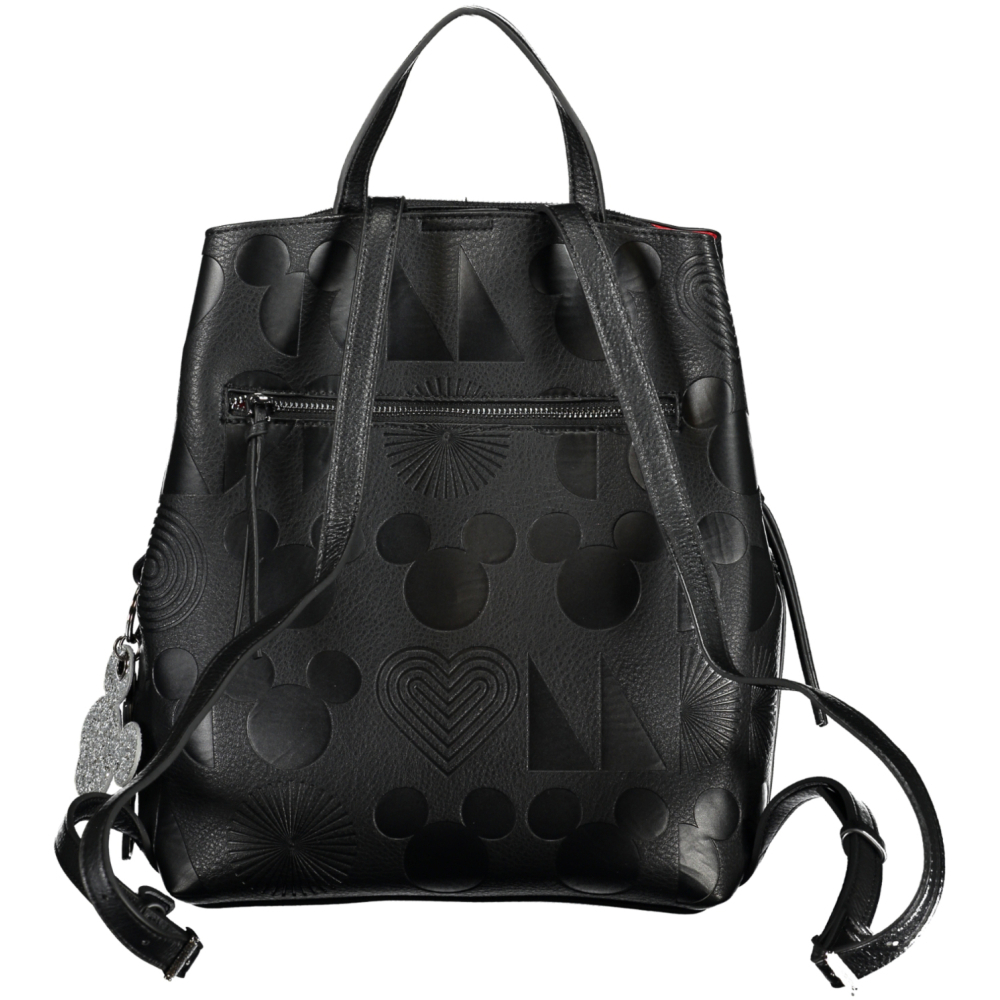 DESIGUAL BLACK WOMEN'S BACKPACK