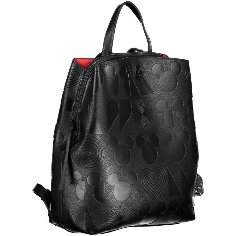 DESIGUAL BLACK WOMEN'S BACKPACK