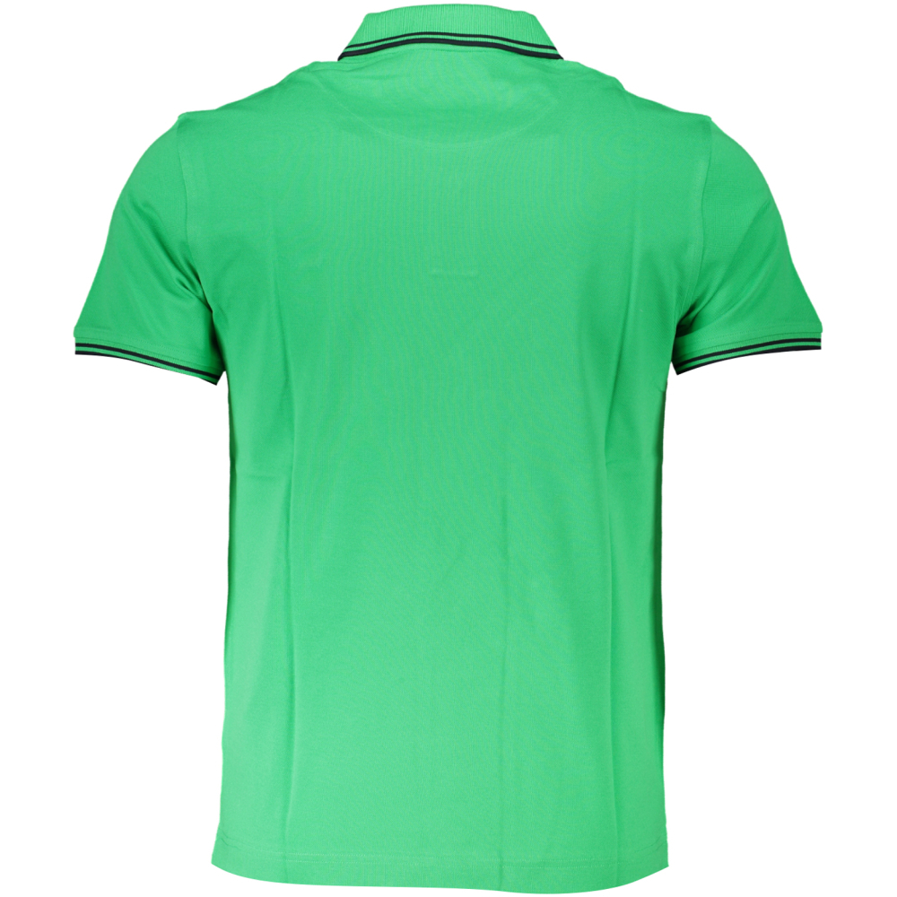 HARMONT & BLAINE GREEN MEN'S SHORT SLEEVED POLO SHIRT