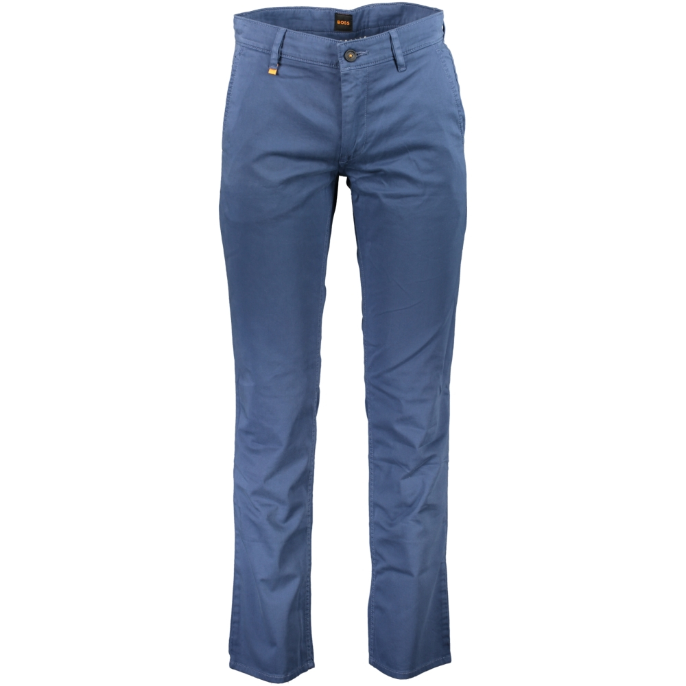 HUGO BOSS MEN'S BLUE SLIM FIT TROUSERS