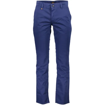 HUGO BOSS MEN'S BLUE SLIM FIT TROUSERS