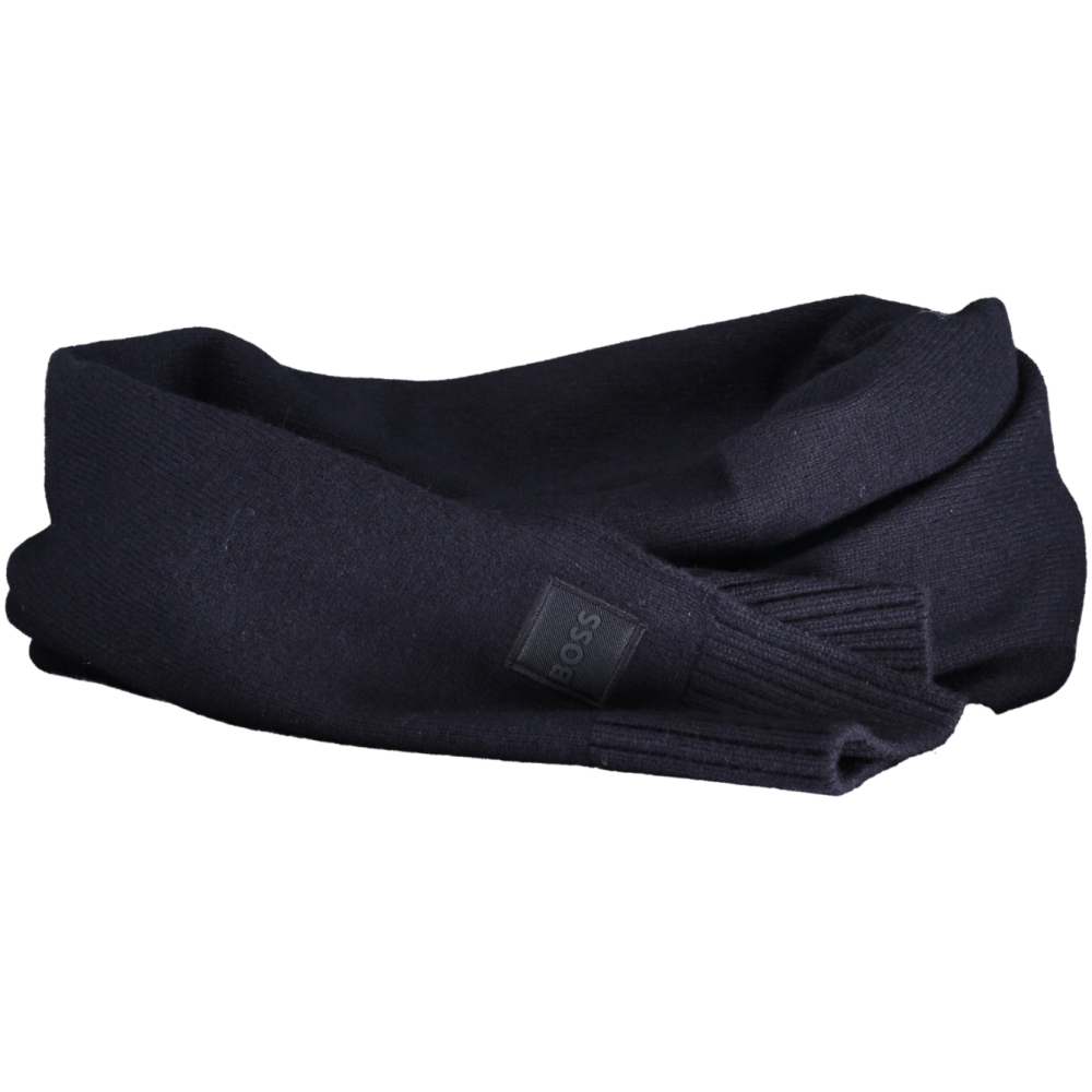 HUGO BOSS MEN'S BLUE SCARF