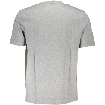 HUGO BOSS MEN'S ORGANIC COTTON GRAY T-SHIRT