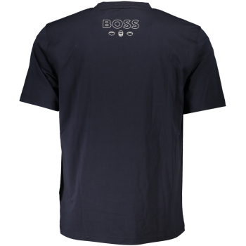 HUGO BOSS MEN'S NAVY BLUE T-SHIRT