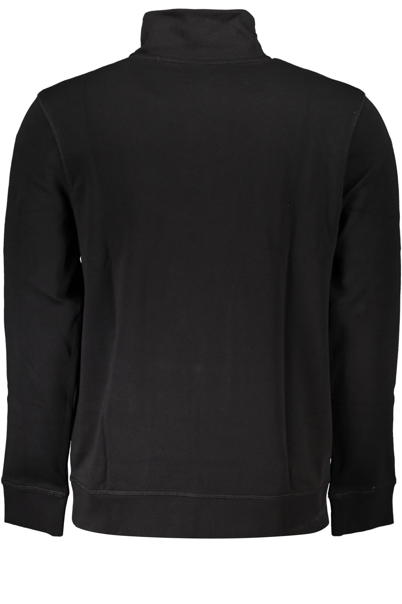 HUGO BOSS MEN'S BLACK HALF ZIP SWEATSHIRT HUGO BOSS MEN'S BLACK HALF ZIP SWEATSHIRT