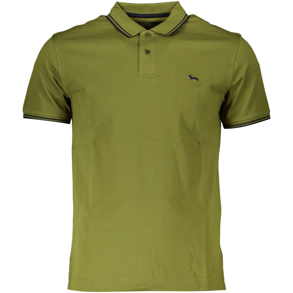 HARMONT & BLAINE MILITARY GREEN MEN'S SHORT SLEEVED POLO SHIRT