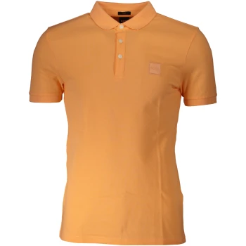 HUGO BOSS MEN'S ORGANIC COTTON SHORT SLEEVED POLO SHIRT