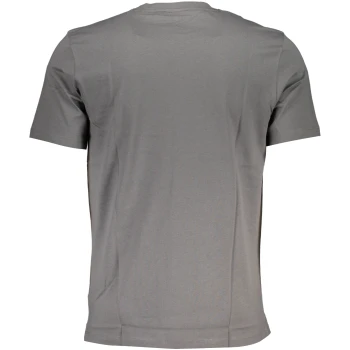 HUGO BOSS MEN'S GRAY ORGANIC COTTON T-SHIRT