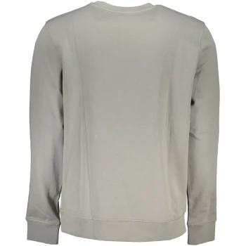 HUGO BOSS MEN'S GRAY ORGANIC COTTON SWEATSHIRT