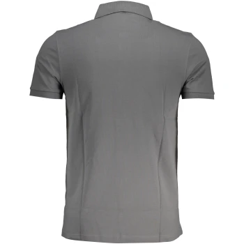 HUGO BOSS MEN'S GRAY SHORT SLEEVED POLO SHIRT