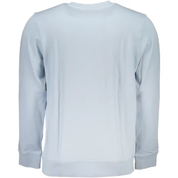 HUGO BOSS MEN'S BLUE ORGANIC COTTON SWEATSHIRT