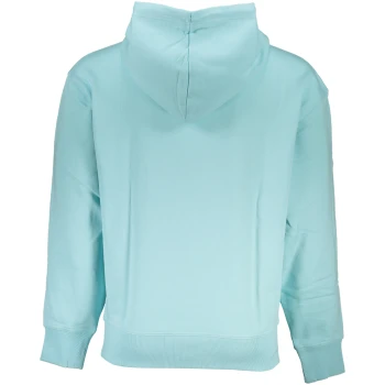 HUGO BOSS MEN'S BLUE LOGO HOODIE